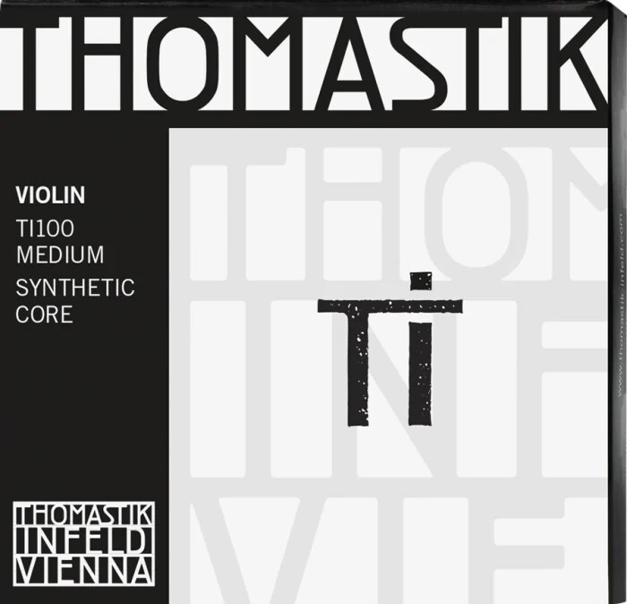 Thomastik TI 4/4 Violin Set w/Silver D, Medium Gauge, Authorized Dealer
