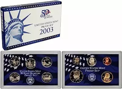 2003 Clad Proof Set - 10 Piece ($2.91 FV) - Set