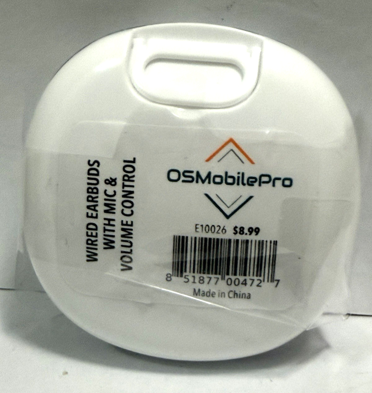 New OSMobilePro Wired Earbuds W/ Volume Control & Mic