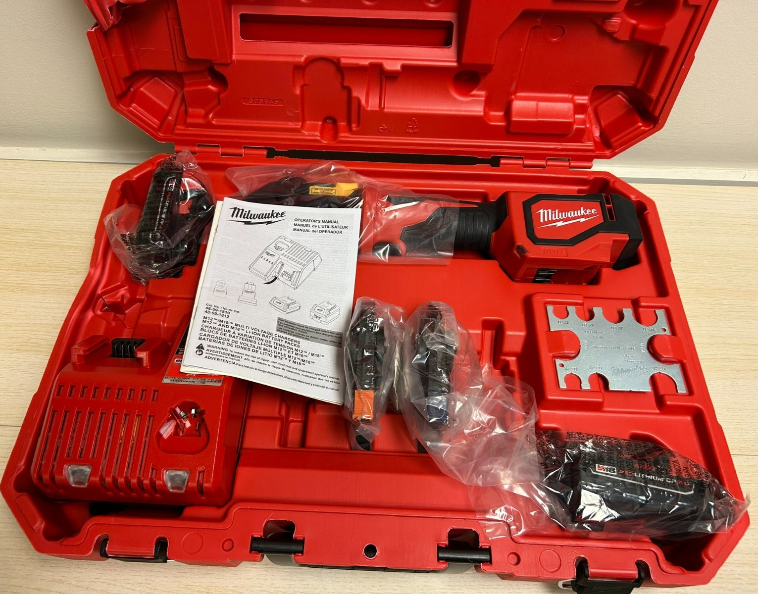 Milwaukee M18 Short Throw Press Tool Kit w/ Viega PureFlow™ Jaws, #2674-22P