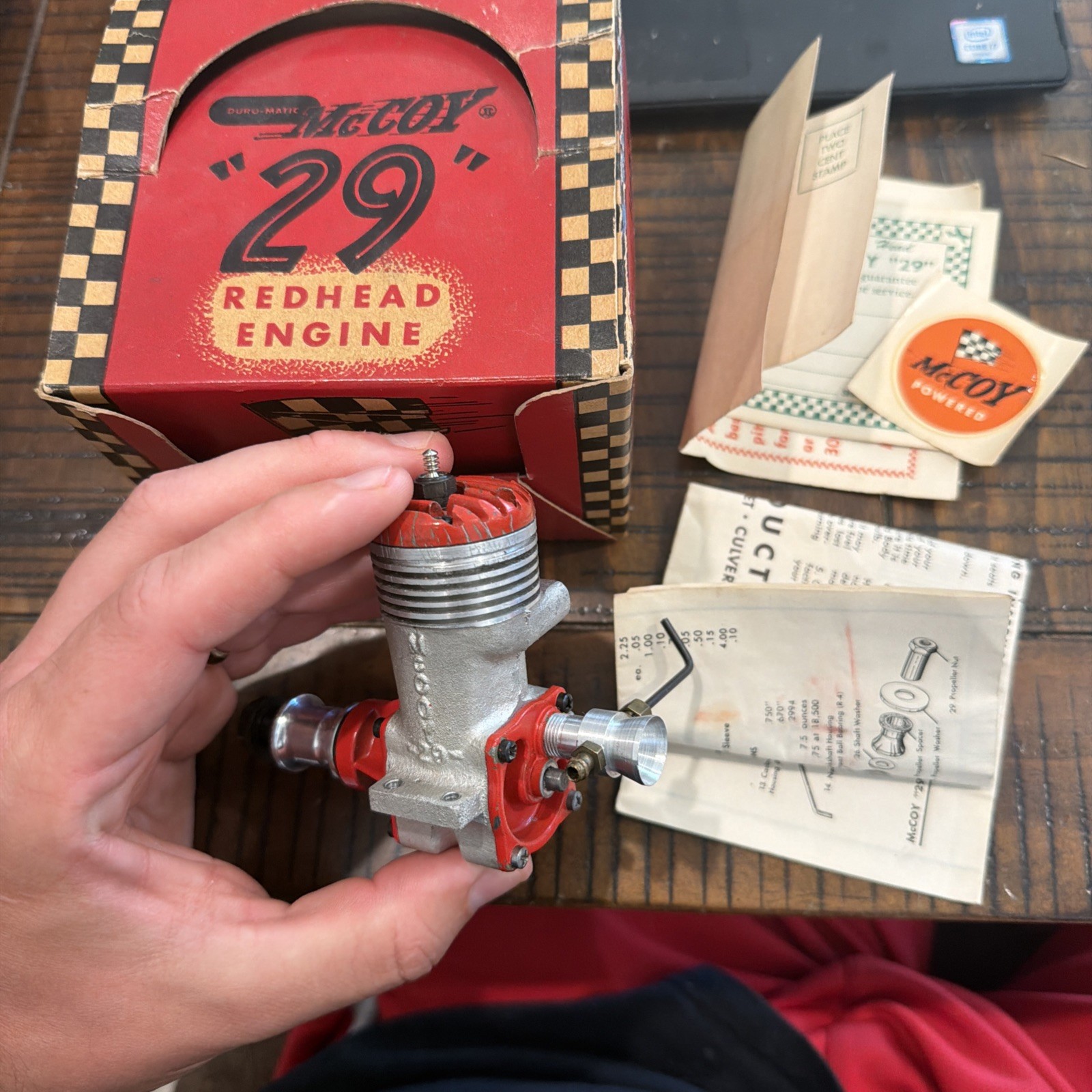 McCoy Redhead 29 .29 Vintage Model Engine New In Box