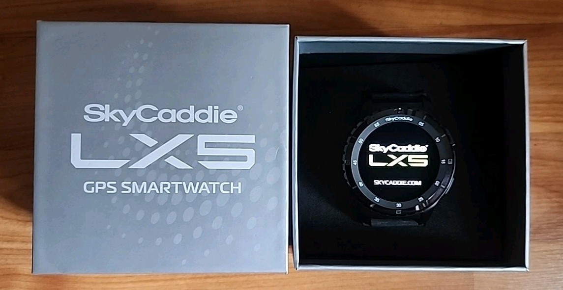 SkyGolf Golf SkyCaddie LX5 Ceramic Bezel Watch Black GPS/Range Finders New
