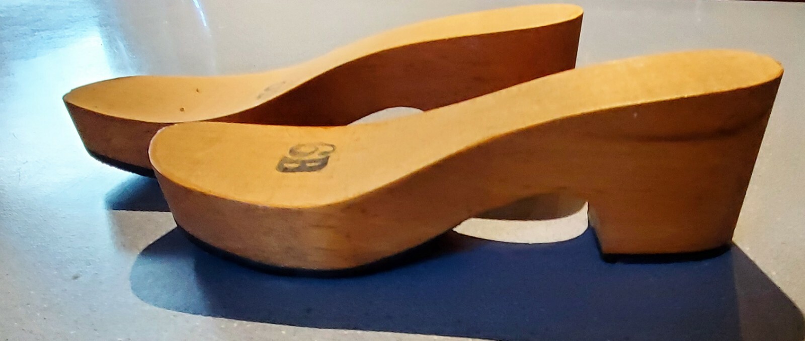 Vintage Wood Shoe Wedges - Size 6 - For Leathercraft, Shoe Making - One Pair