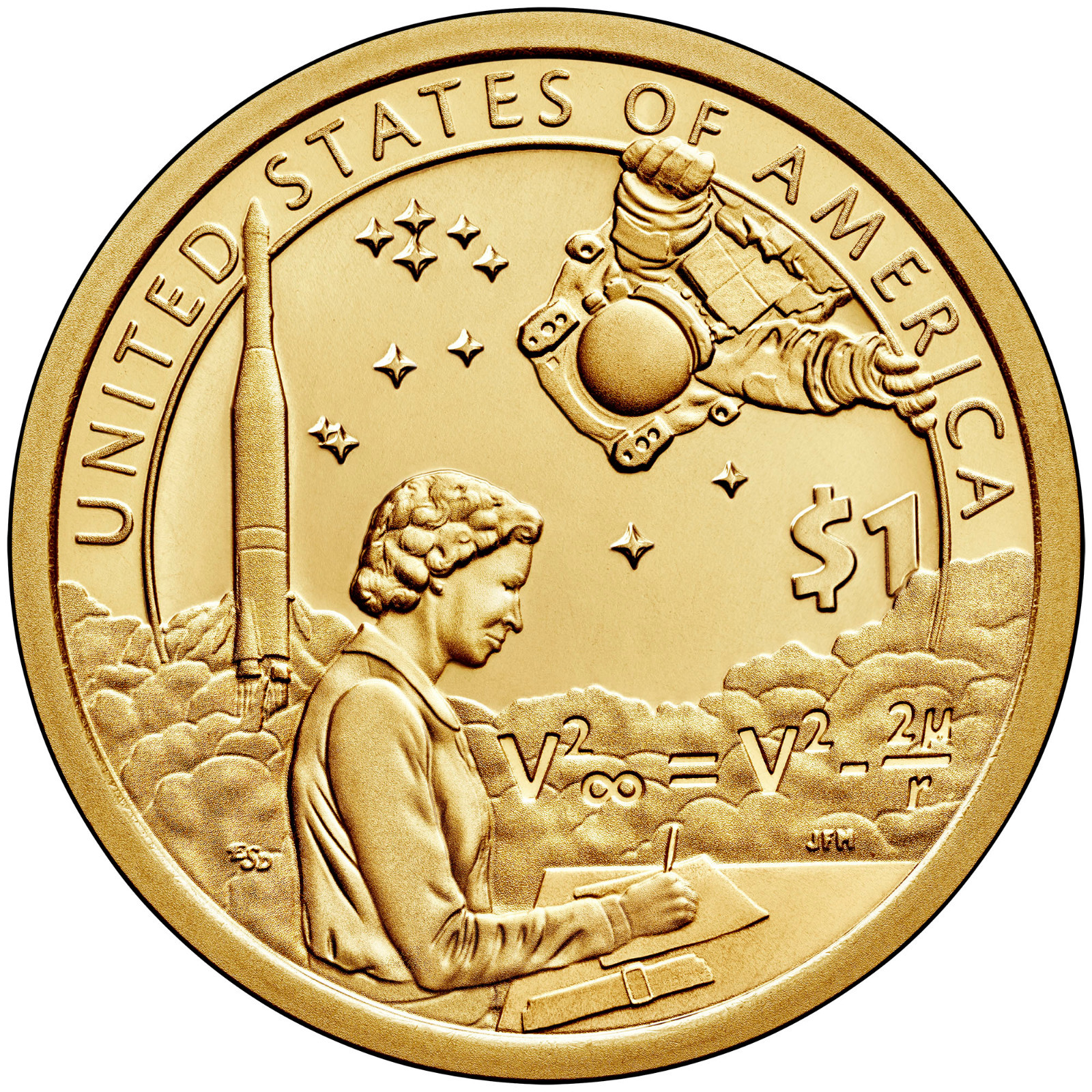 2019-P&D  NATIVE AMERICAN DOLLAR COINS (American Indians in the Space Program)