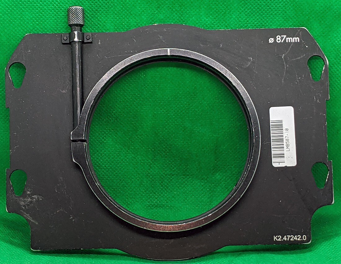 Genuine ARRI LMB Clamp On Lens Adapter 87mm Reference Number K2.47242.0