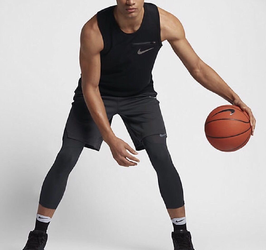 🔥RARE Nike Dry MVP 2020 Basketball Tank Black/Blue 848535-010/429 $75 PICK SIZE