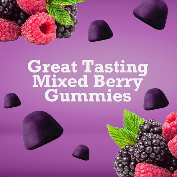 Dietary Supplement Laxative Gummies for Occasional Constipation Relief, Mixed...