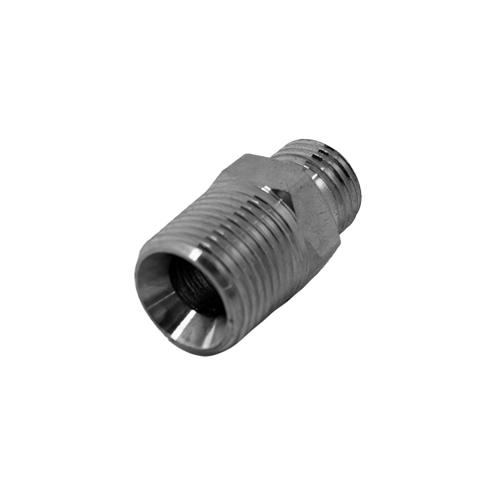 1PAIR For Mini Excavators M14 X 3/8 Npt Fitting Dins Adapter