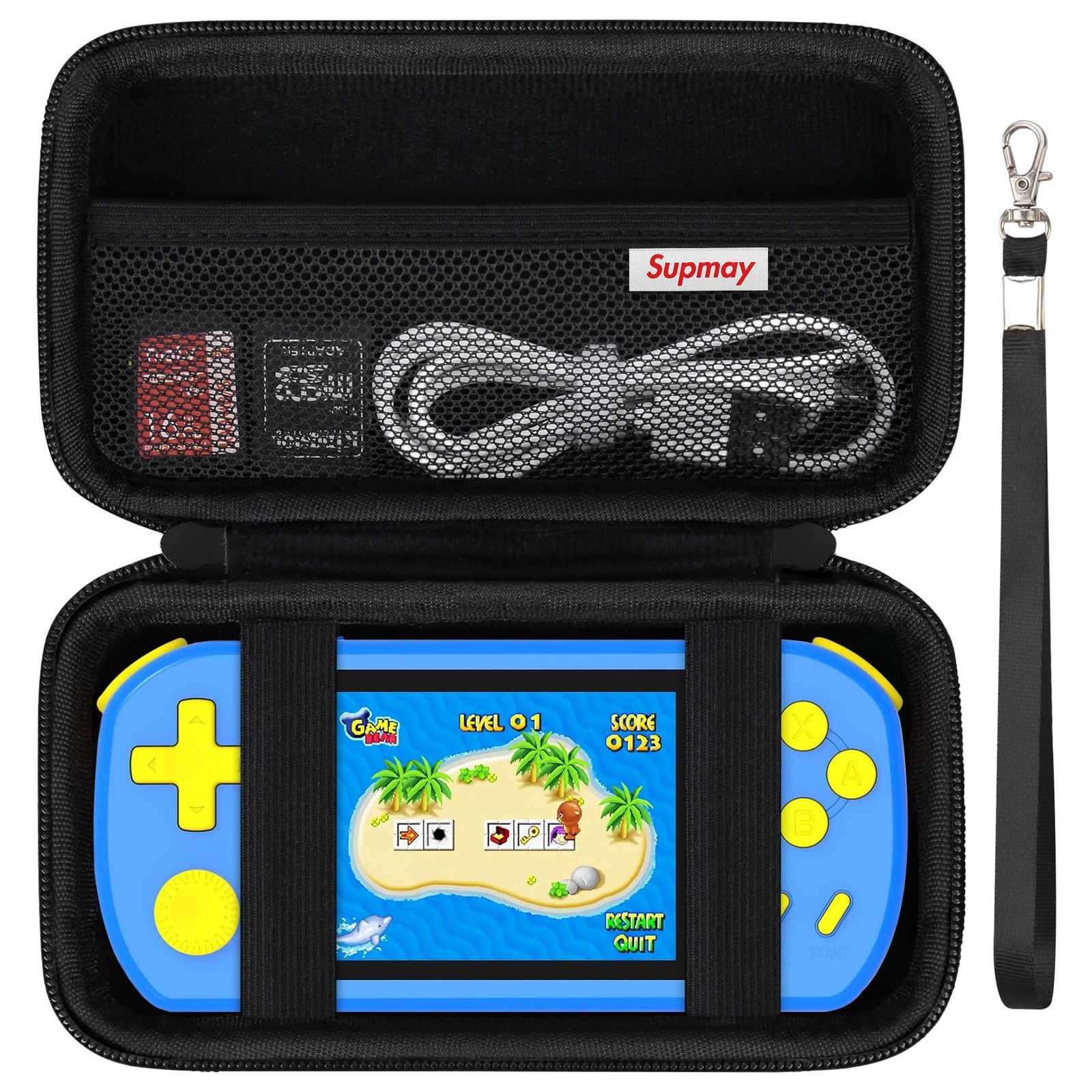 Carrying Case Compatible with CCTU / TEBIYOU Kids Handheld Games Preloaded 21...