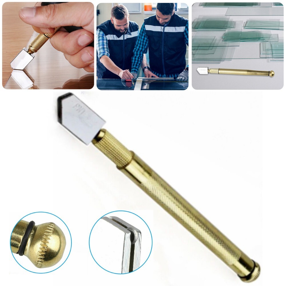 Professional Diamond Tip Glass Cutter Tungsten Carbide Precision Cutting Tool US