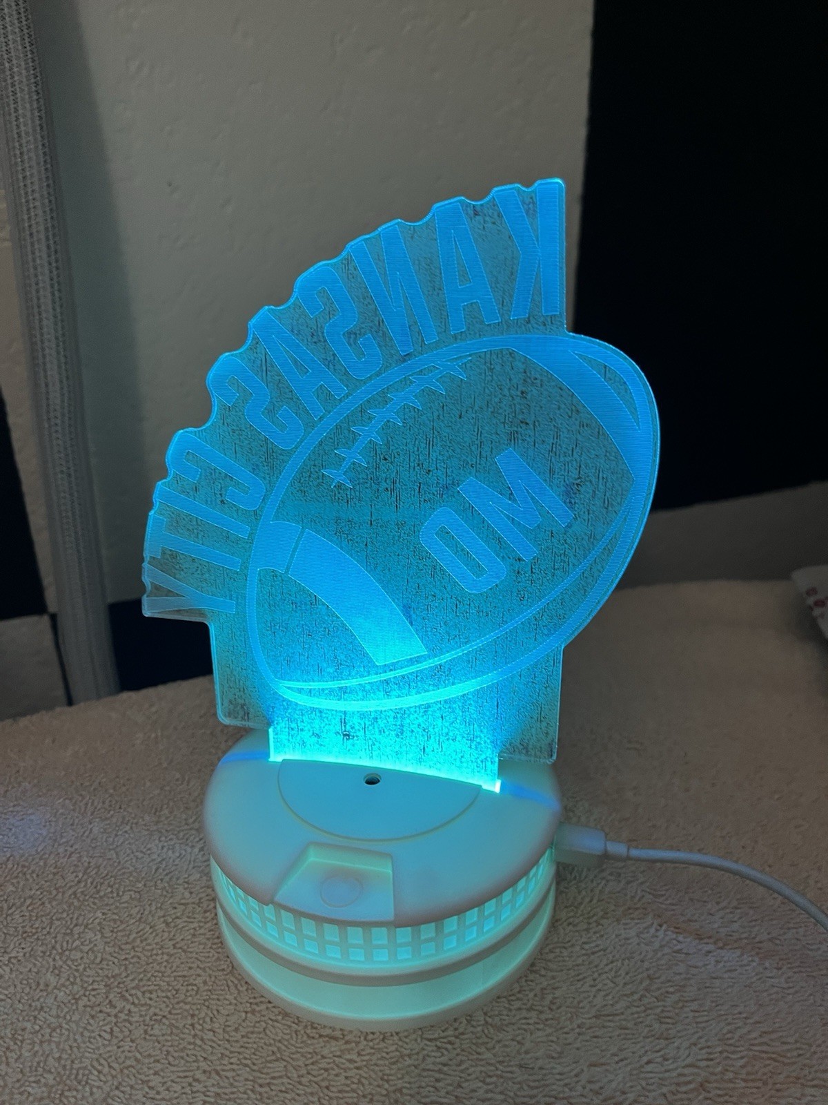 Kansas City 3D Creative Visualization Lamp Mullticolored w/ Remote/NEW/FREE SHIP