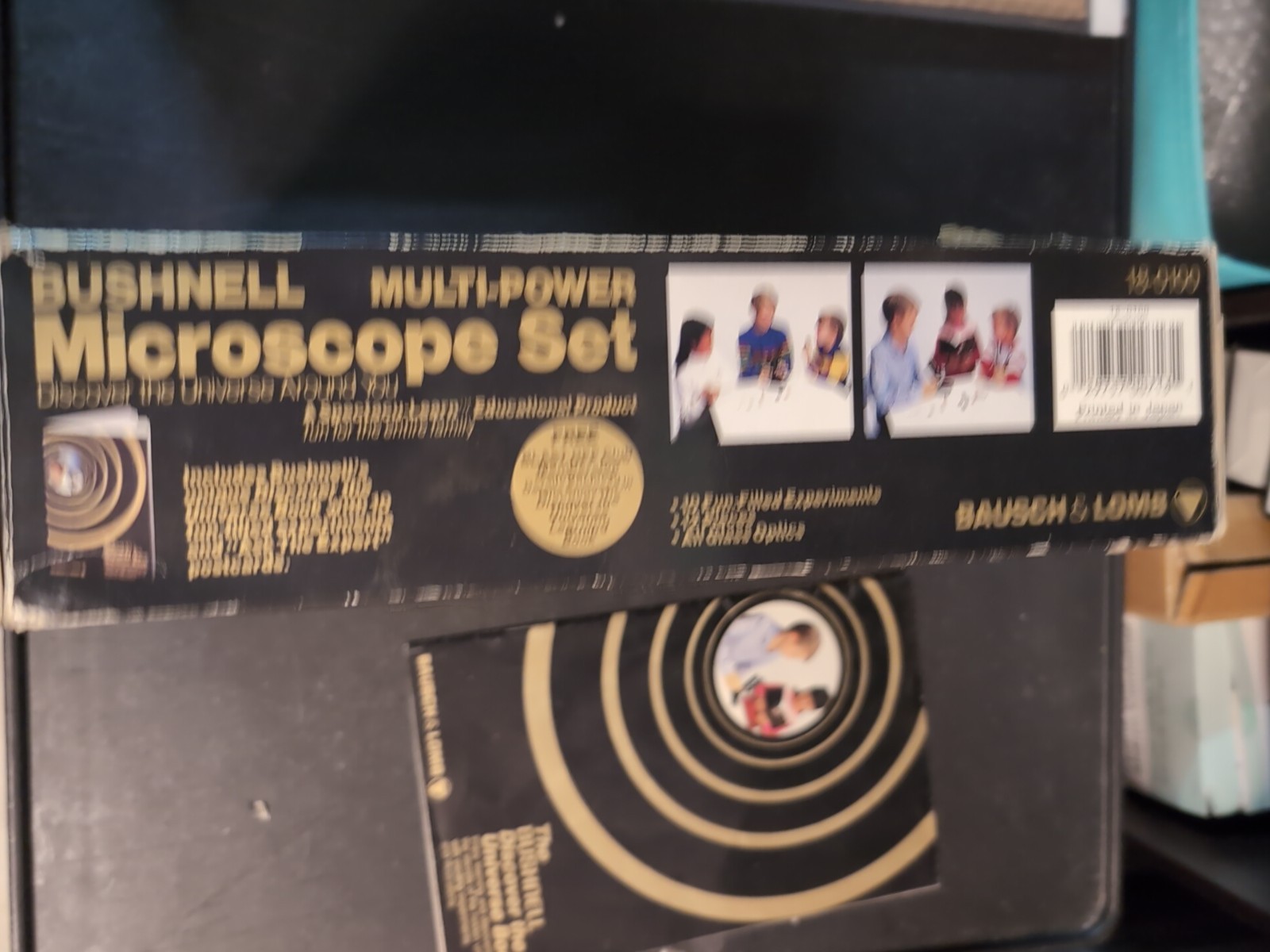 Vintage Bushnell Multi-Power Microscope Set Model 18-0100 In Original Box