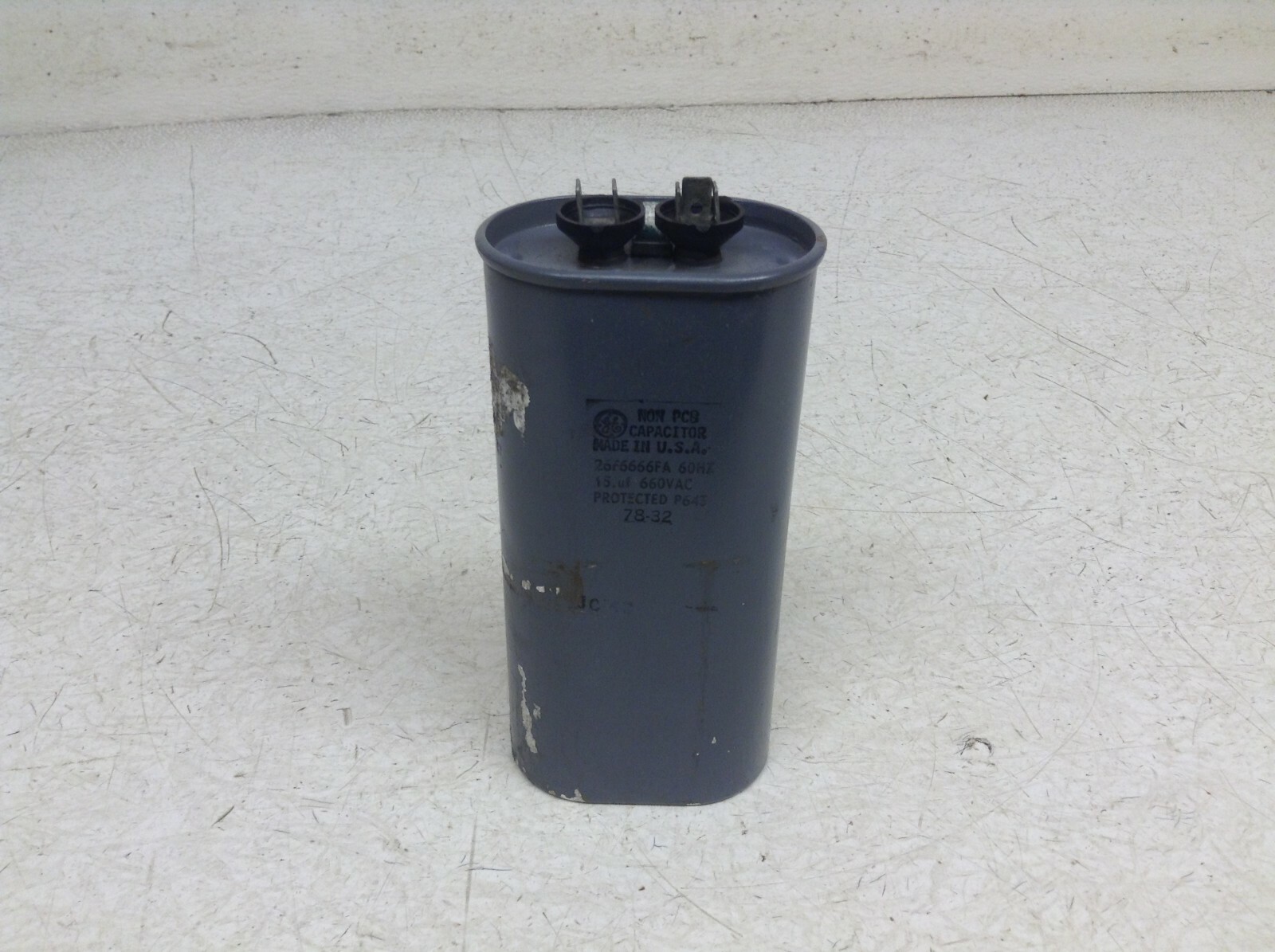GE General Electric 26F6666FA Capacitor 15 uF 660 VAC 78-32 (TSC)