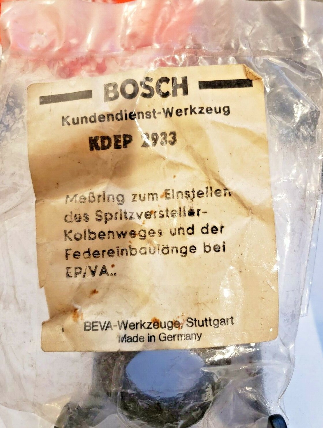 KDEP 2933 Measuring Tool for Bosch Diesel Injection Pumps EP/VA