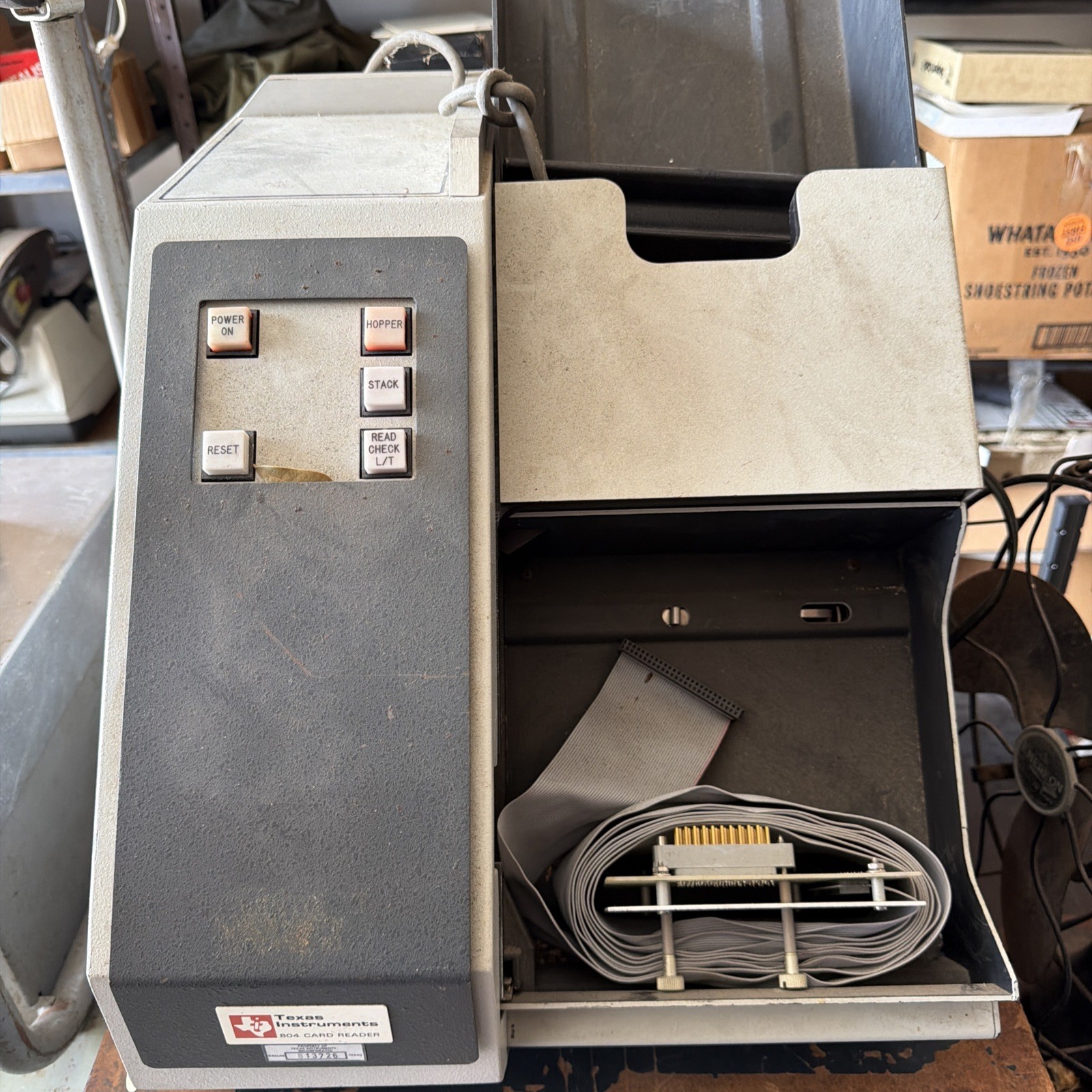 Vintage Texas Instruments Ti 804 Card Reader