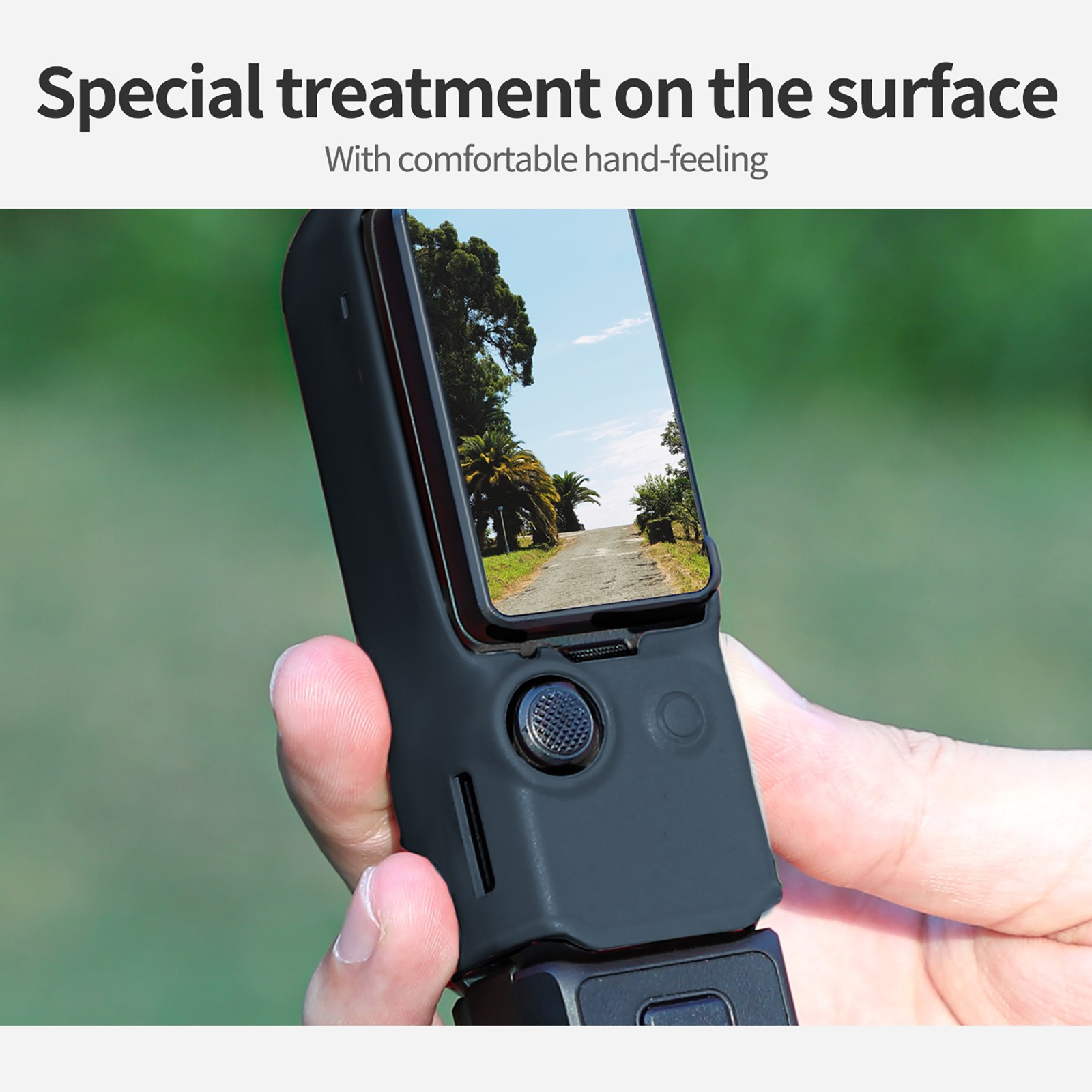 Black Silicone Case Protective Cover For DJI Osmo Pocket 3 Camera Accessory uu