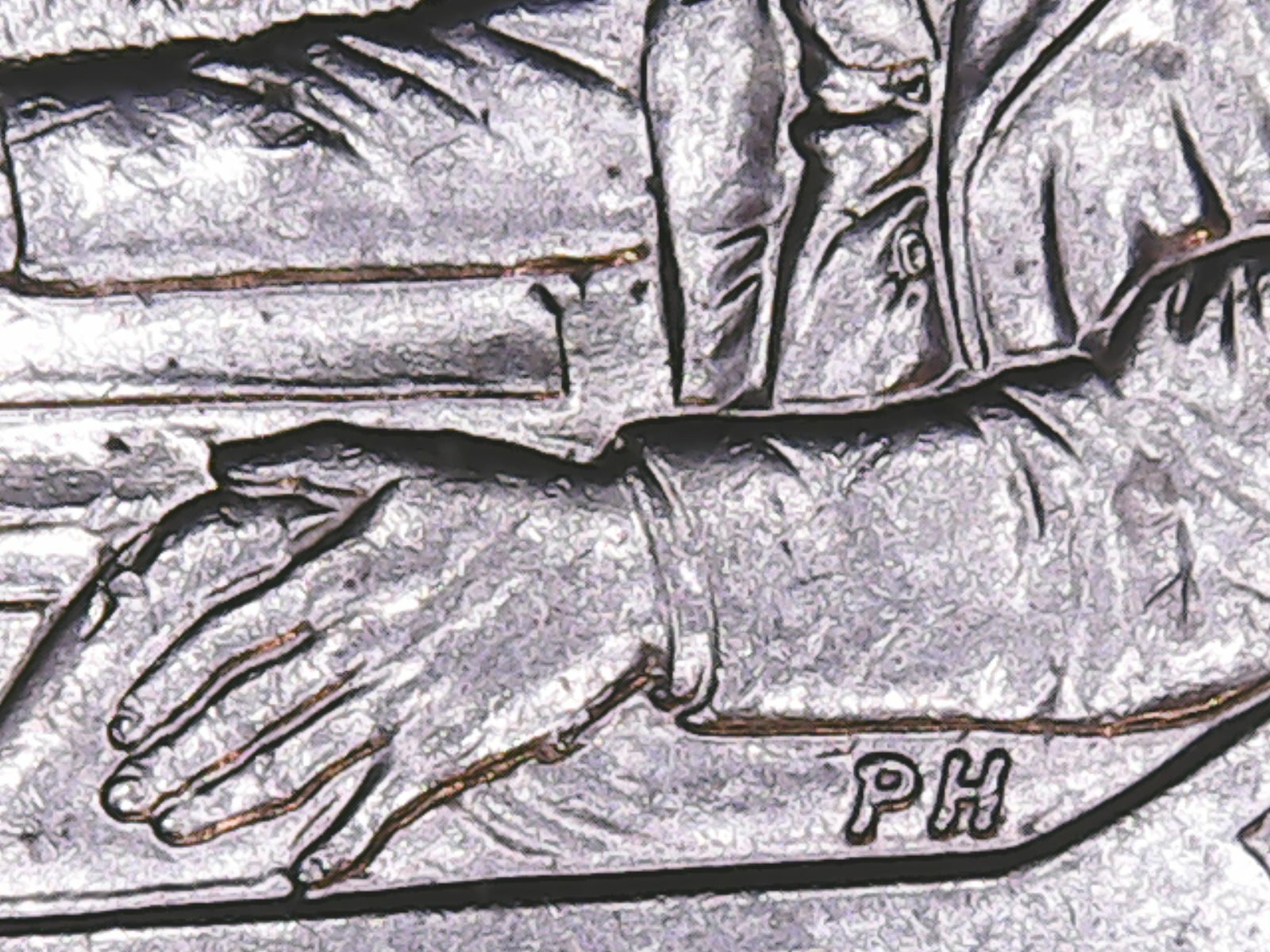 2017-P Frederick Douglass ATB Quarter WDDR-012 + Multiple Die Chips.