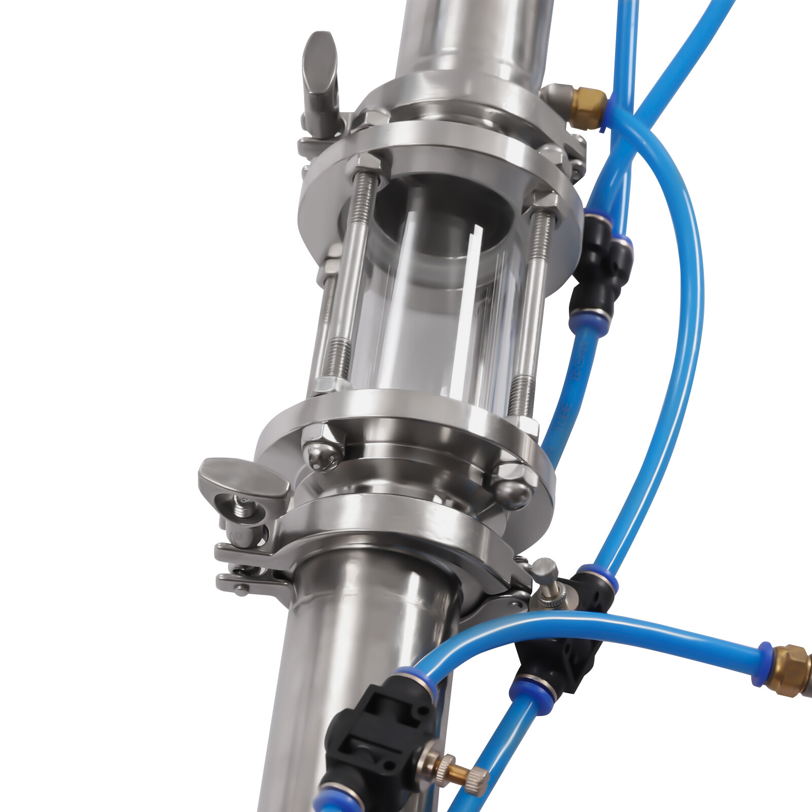 2 inch Stainless Still Moonshine Reflux Distilling Column Brew Wine Making Tool