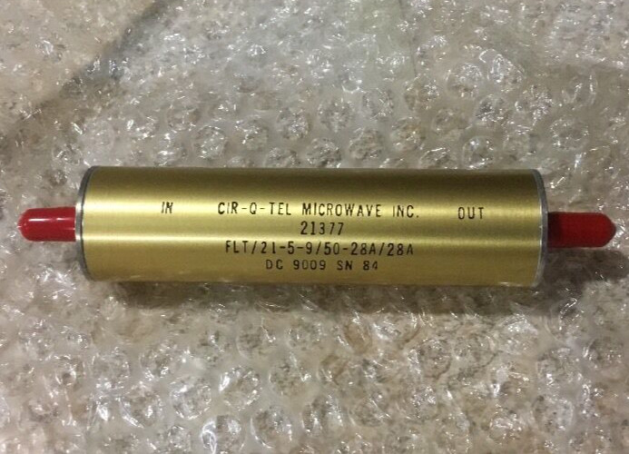 CIR-Q-TEL Microwave 21377 FLT/21-5-9/50-28A/28A DC 9009