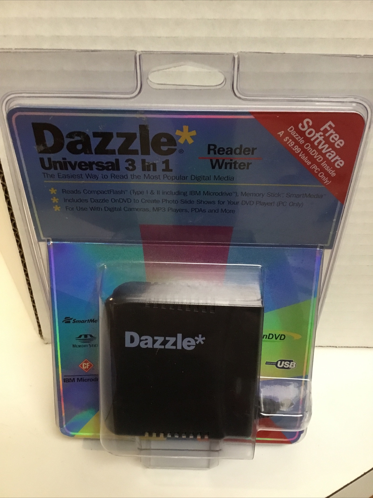 Dazzle Universal 3 In 1 Reader Writer  DM-23600 NEW