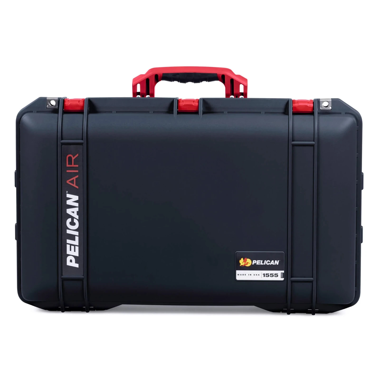 Black with Red Pelican 1555 Air case Empty - No Foam.