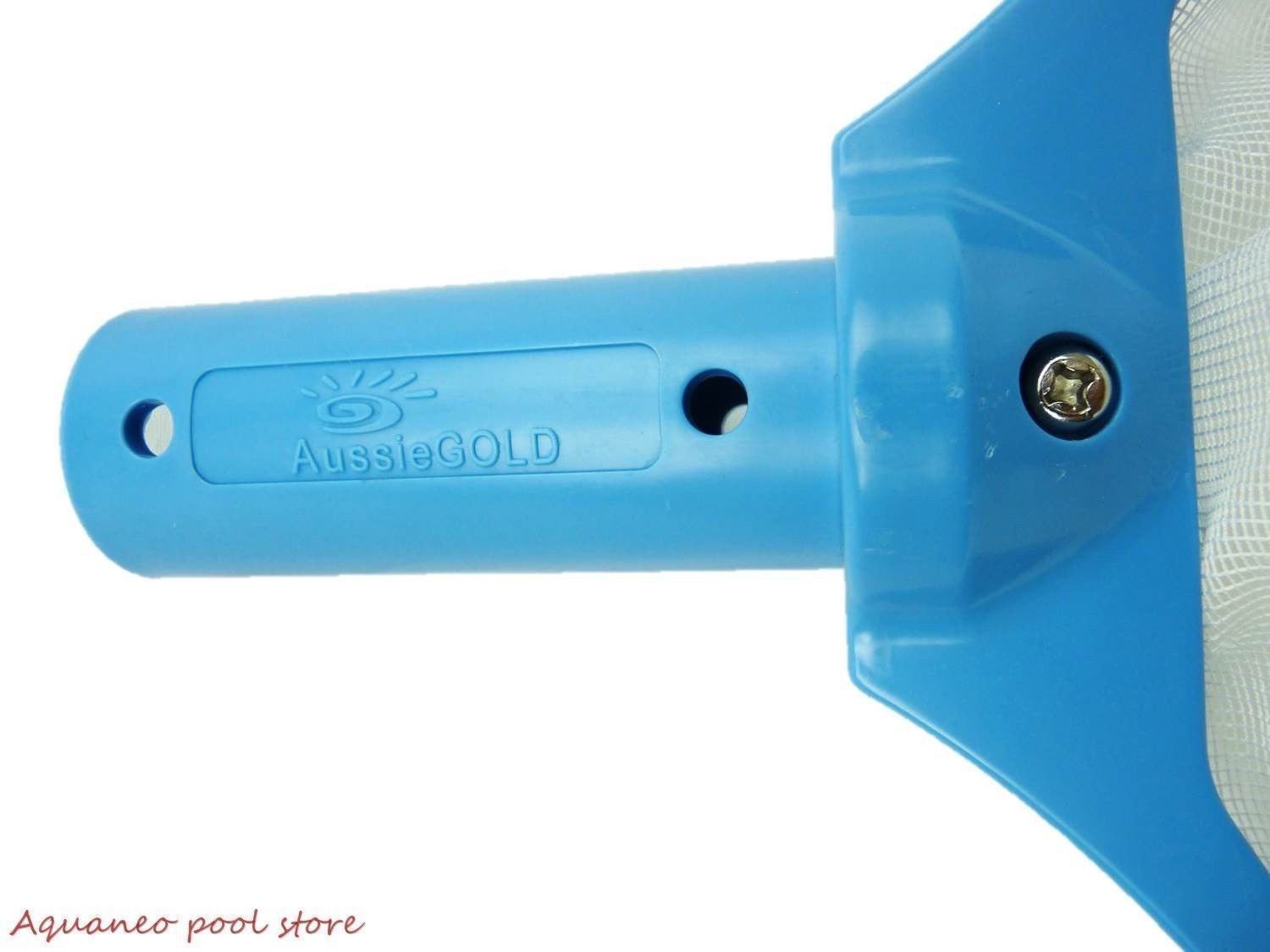 Aussie Gold Pool Leaf Rake Deep Net - Pool Skimmer Net Scoop Shovel