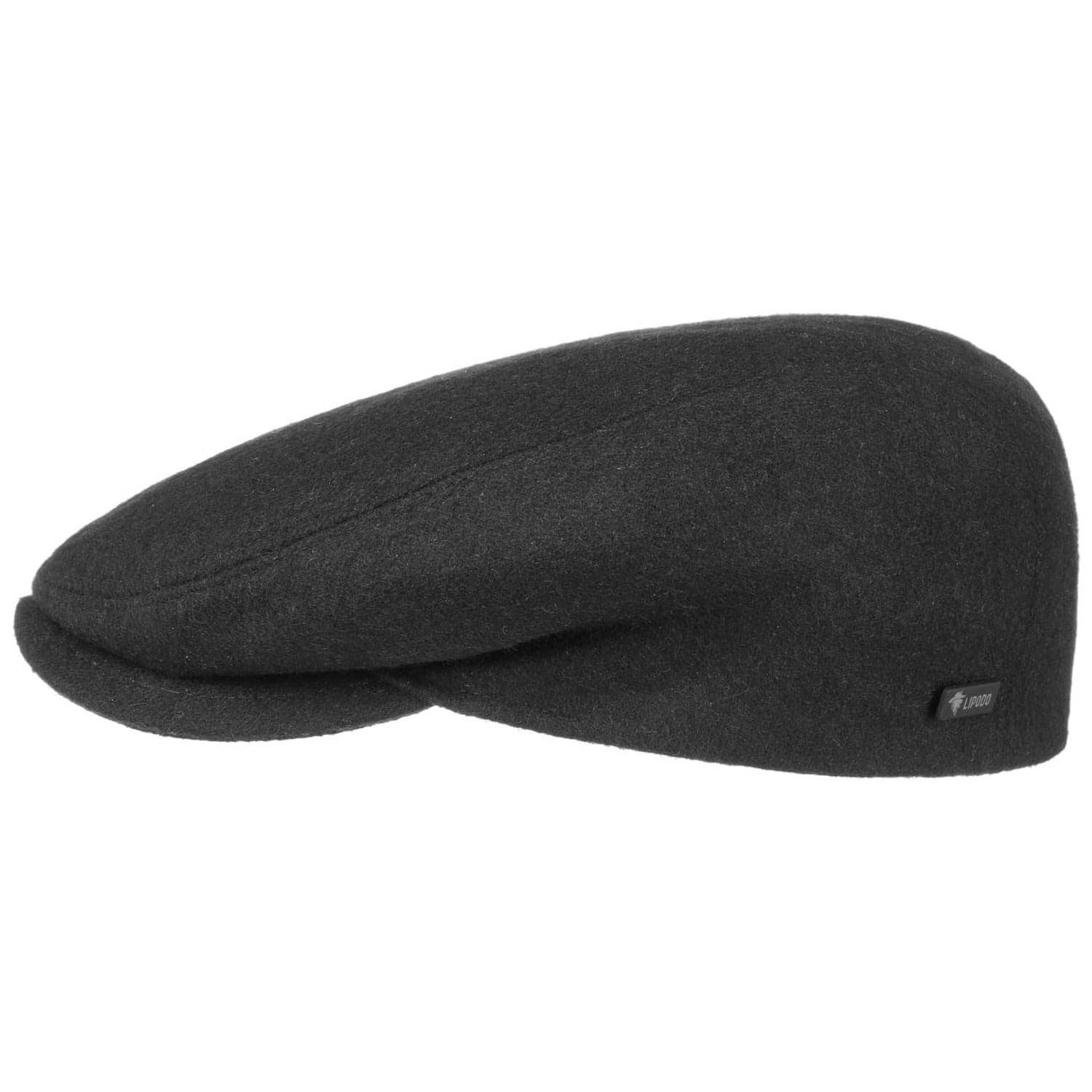 Lipodo Newsboy Flat Cap Men/Women | Ivy Hat Summer/Winter 6 3/8 Black