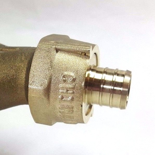 3/4" PEX Water Meter Coupling, LEAD FREE brass, 3/4" Swivel x 3/4 PEX (20-Pack)