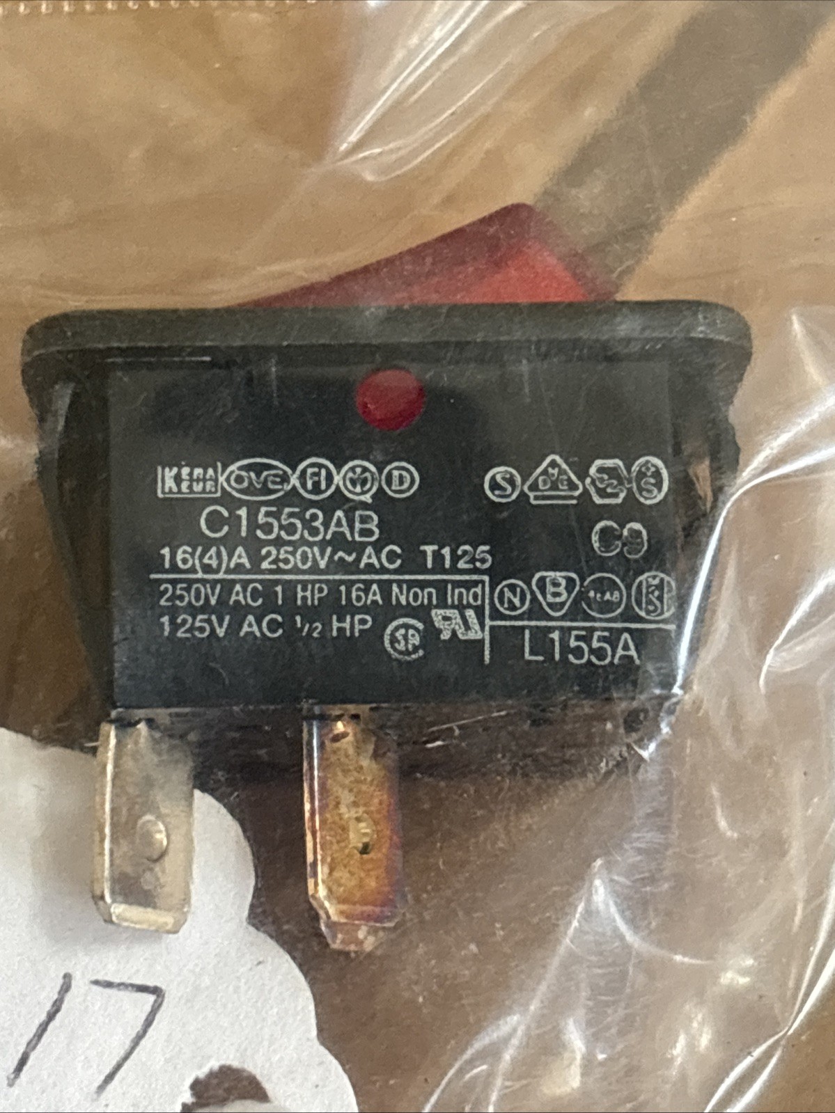 Grindmaster Cecilware Rocker Switch Lot Of 11