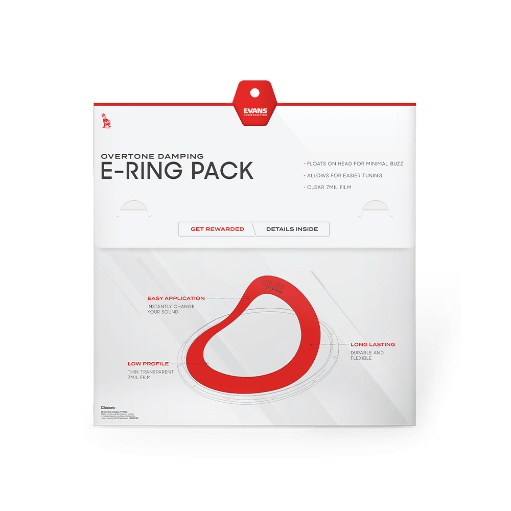 Evans E-Ring 12-13-14-16 Standard Pack