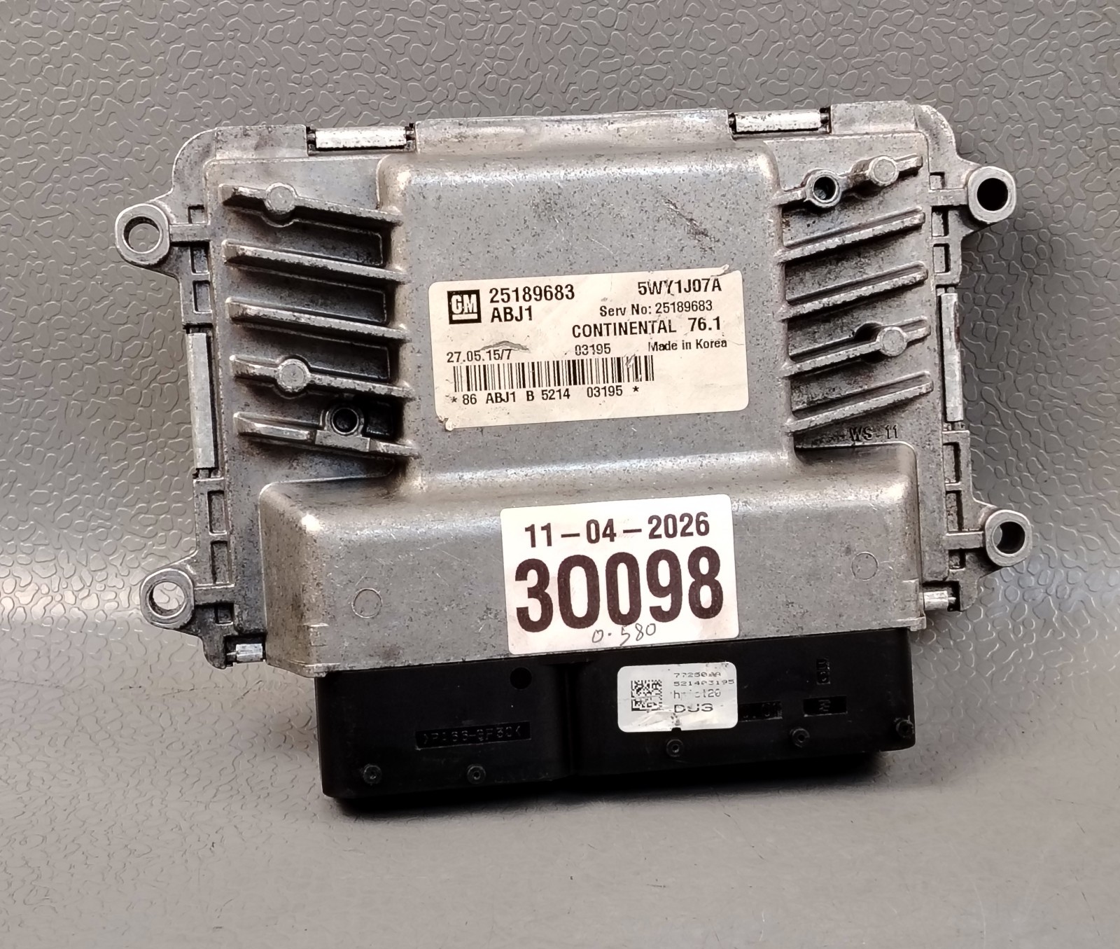 2009 CHEVROLET CRUZE J300 1.8L HOLDEN ENGINE MODULE ECU ECM 25189683 5WY1J07A