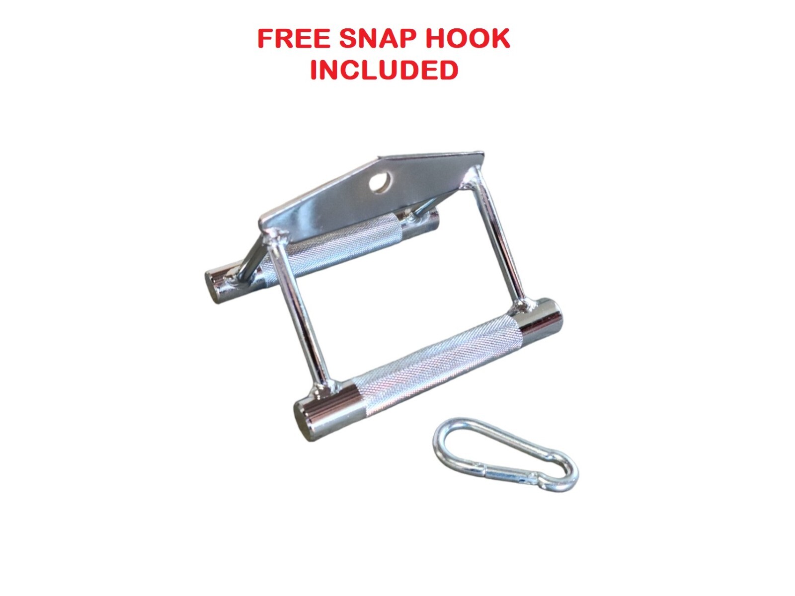 V Bar Machine Cable Attachment For Seated Rows Handles Gym Exercise Pull Downs