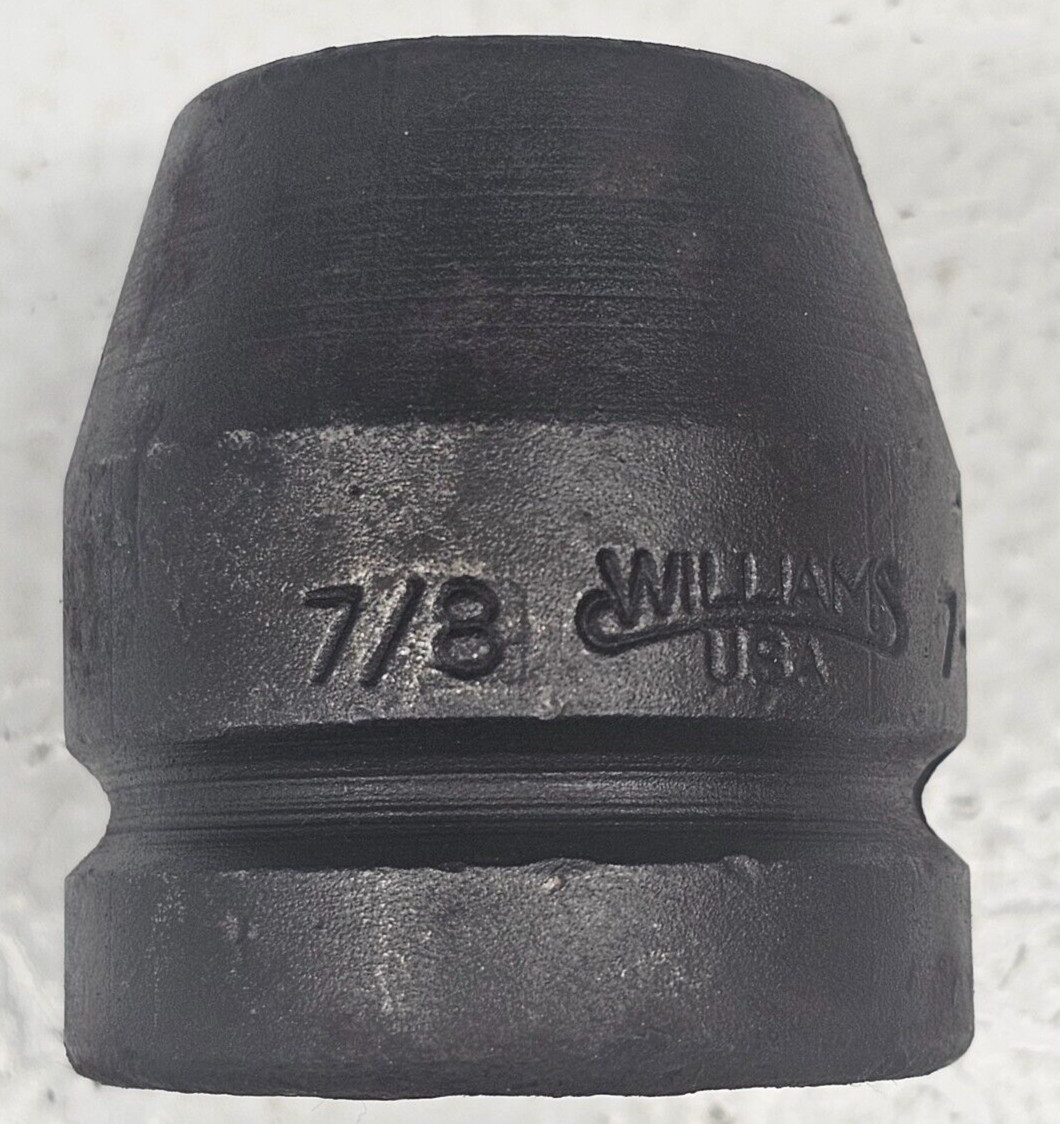 Williams USA 1" Drive 7/8" Impact Socket 6 Point 7-628 listing A