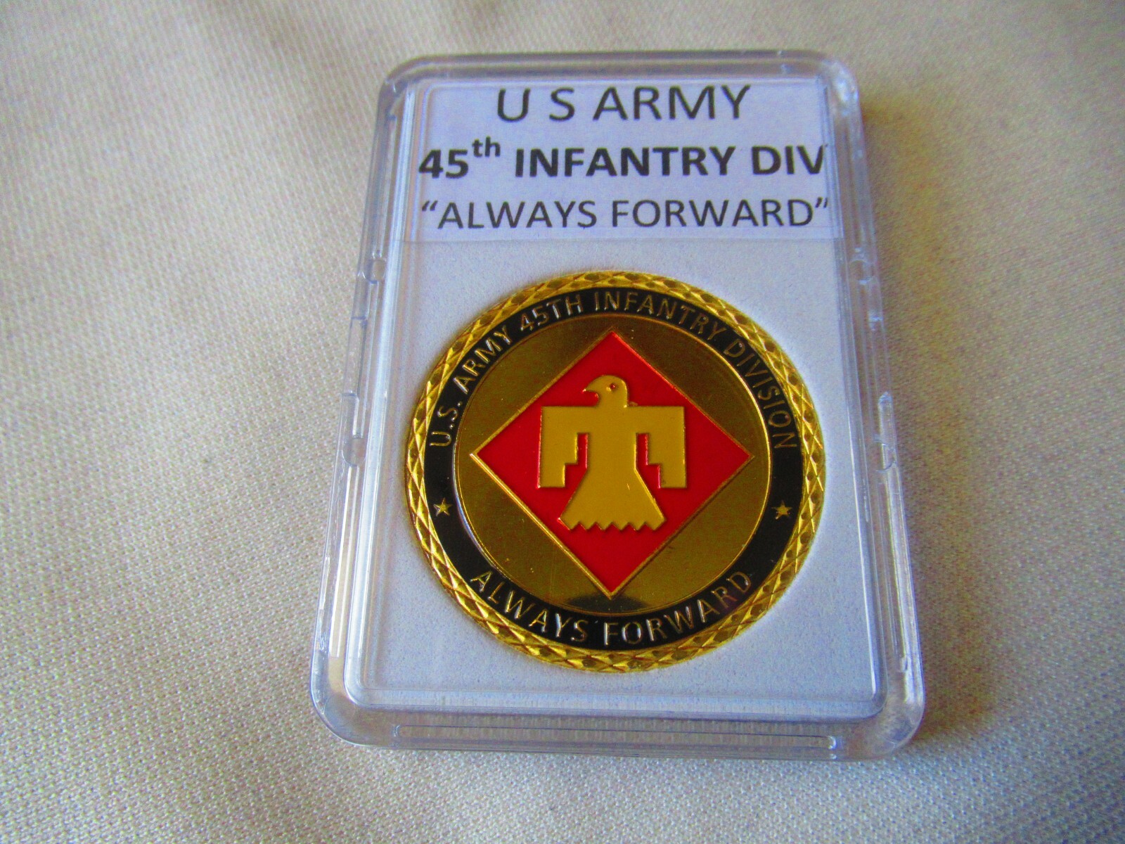 US ARMY 45th INFANTRY DIVISION Challenge Coin