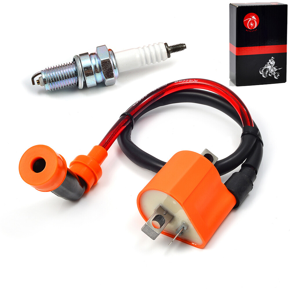 Ignition Coil Pack & SPARK PLUG + CAP For Arctic Cat 500 4x4 1999-2009 3430-007