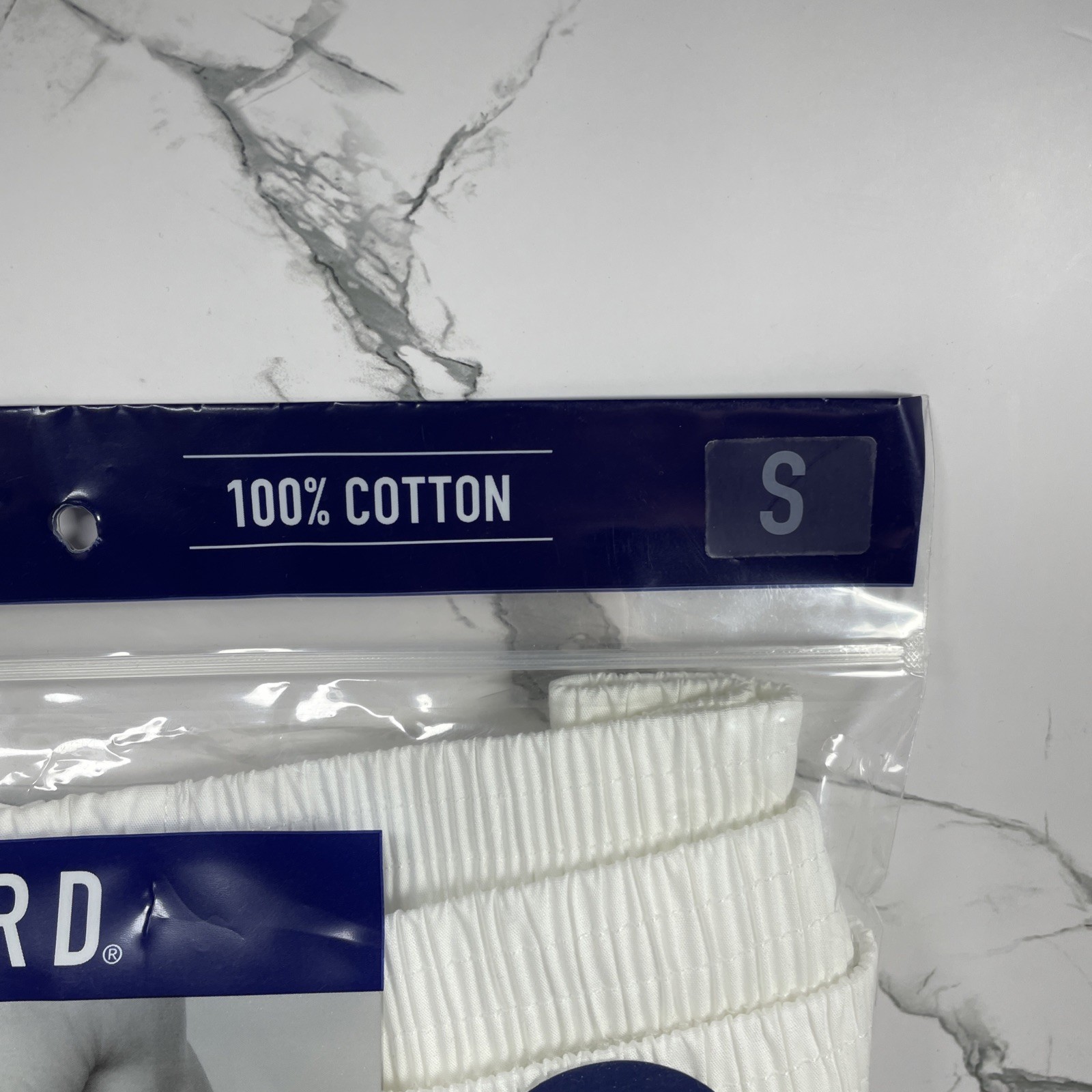 4 Pack of Stafford Woven Boxers Men's Size Small 100% Cotton White