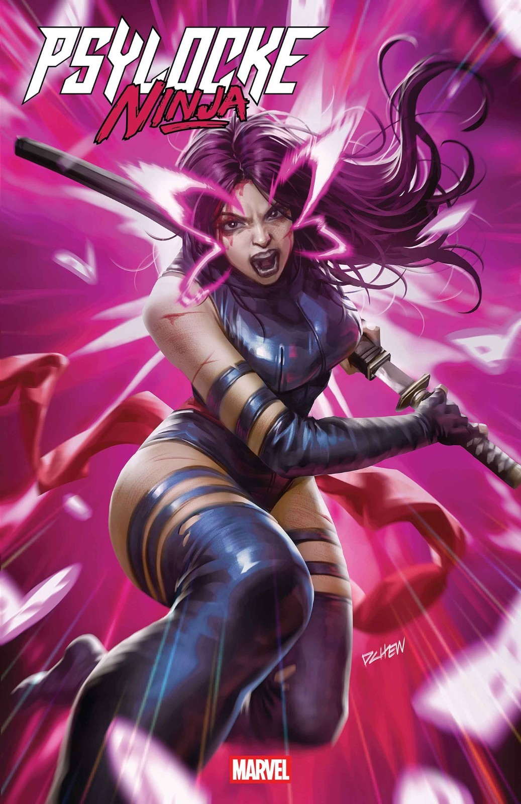 PSYLOCKE: NINJA #5 DERRICK CHEW MAIN COVER VARIANT (MARVEL COMICS 2026)