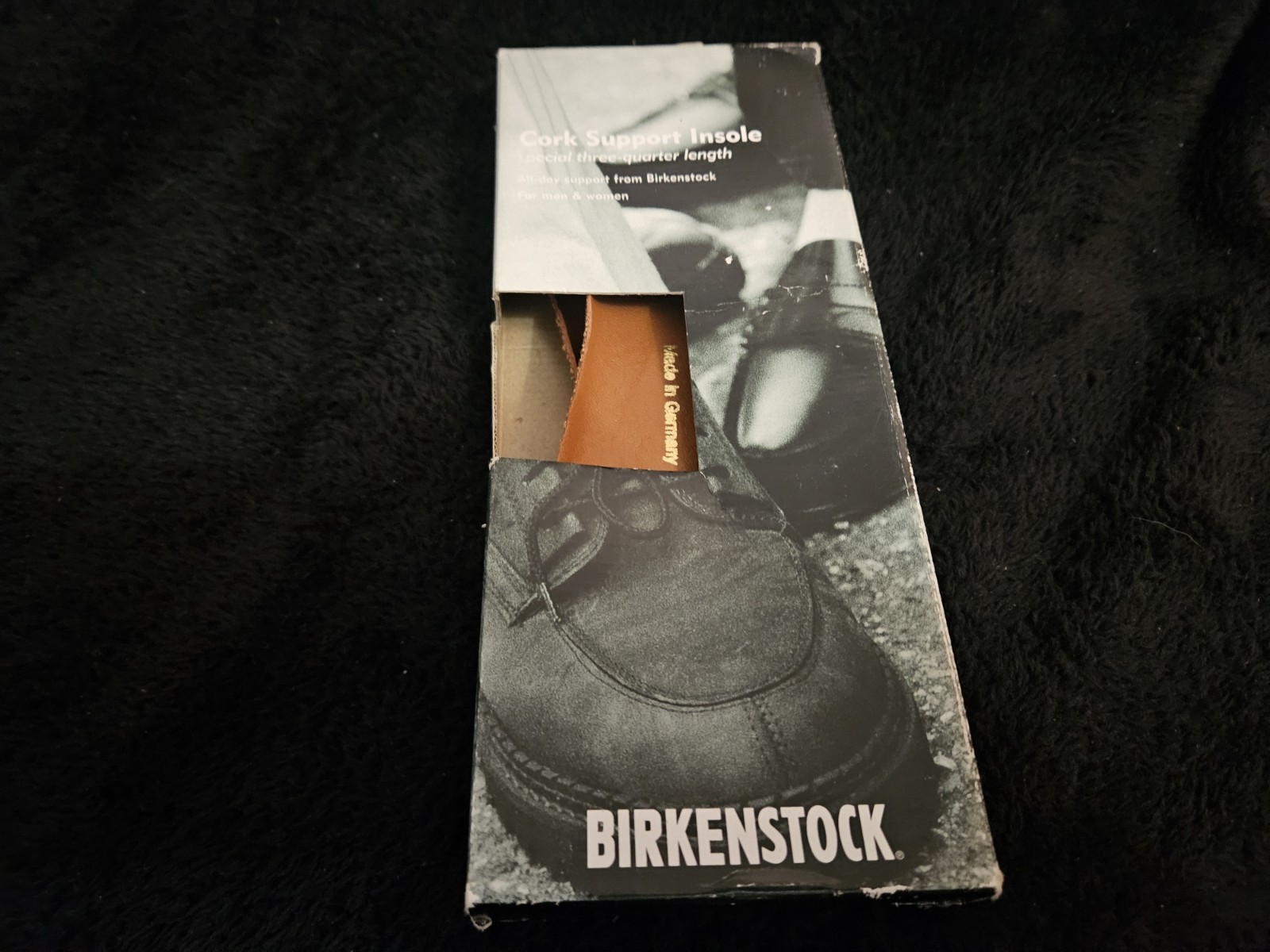 Brand NEW -Birkenstock Cork Support Insole 3/4 Length- Women's Germany Size 8/39