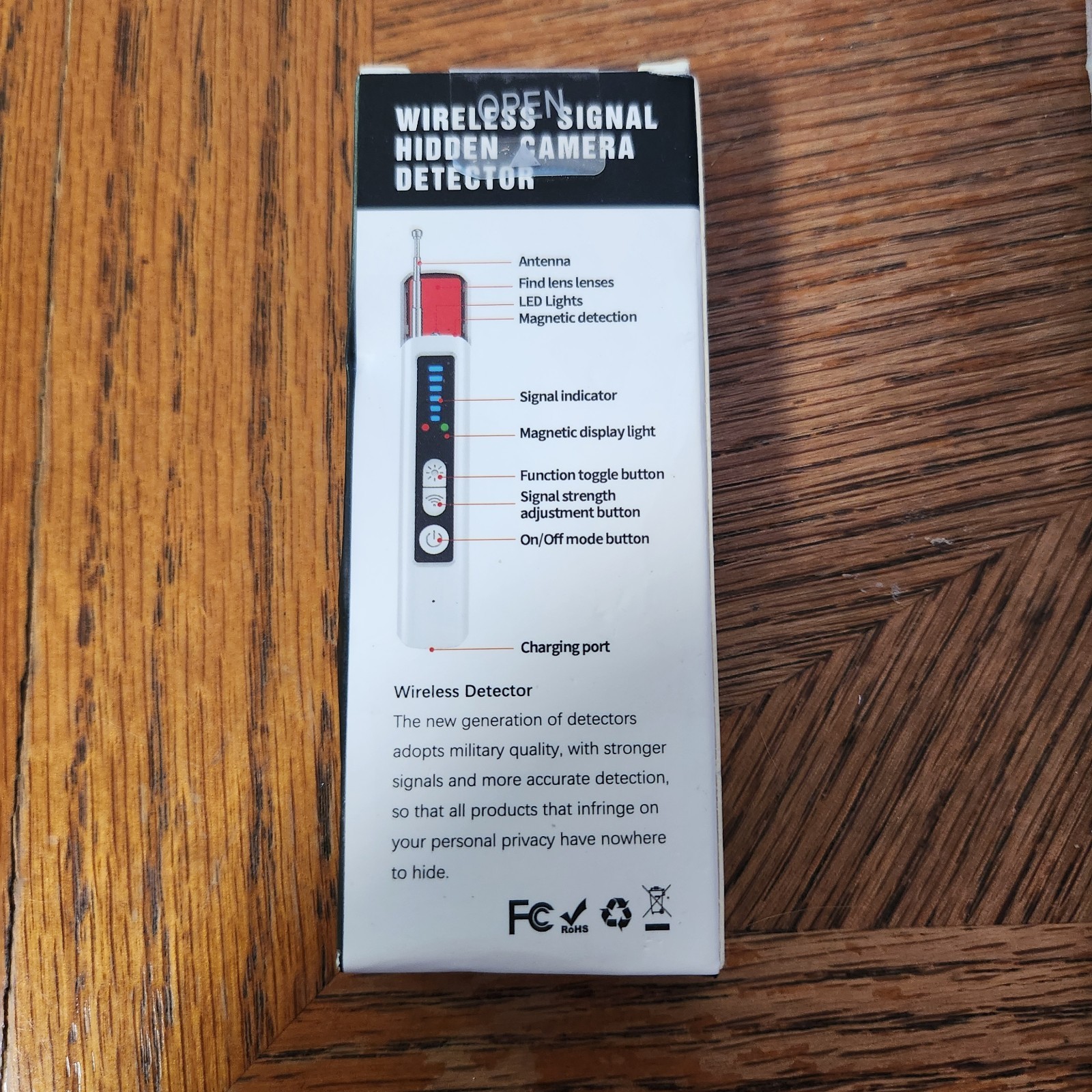 Wireless Signal Hidden Camera Detector