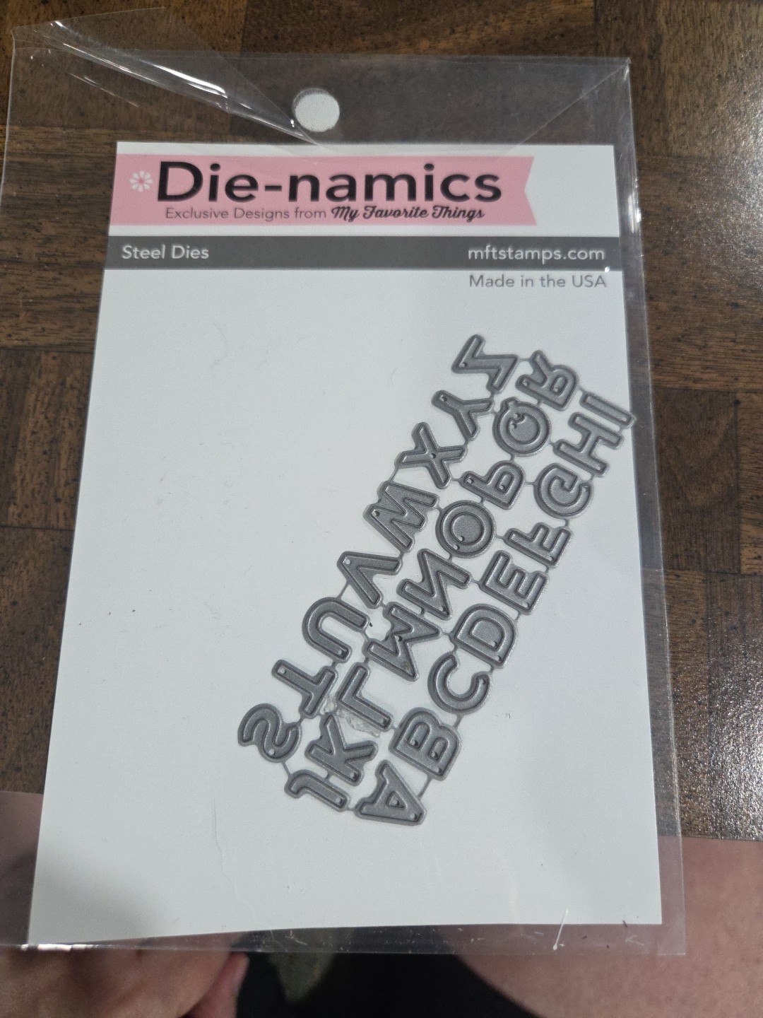 Die-namics Steel Dies Alphabet