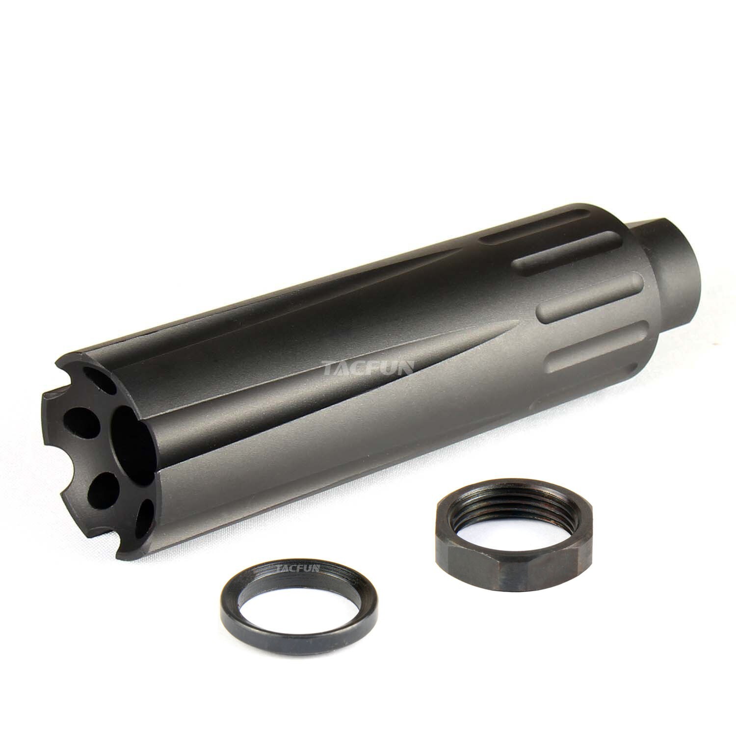 4.5" Extra Long Linear Compensator Muzzle Brake 1/2x28 TPI for 9MM