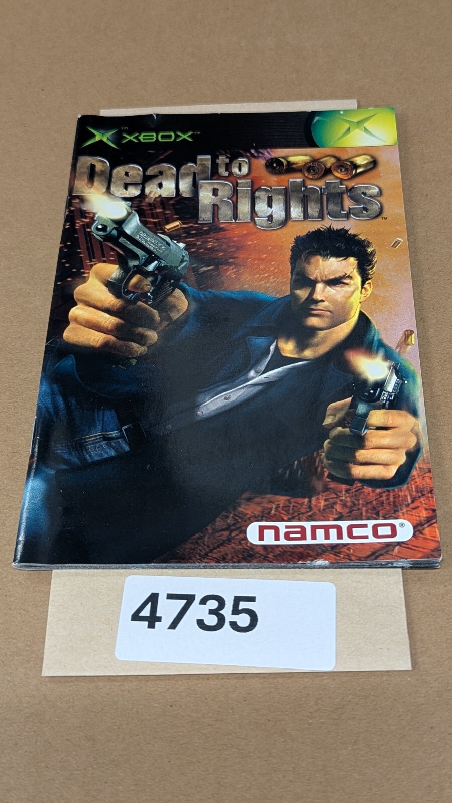 Dead to Rights - Xbox - Manual Only **NO GAME!