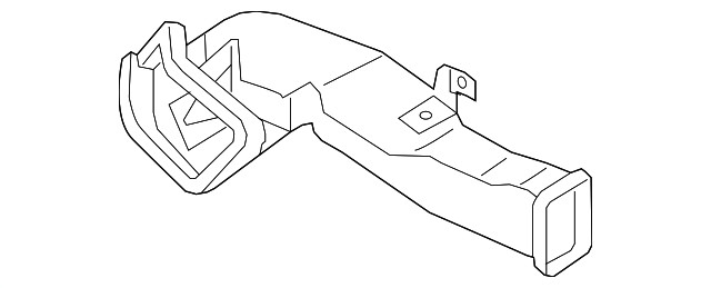 Genuine Nissan Instrument Panel Air Duct 27952-7JA0A