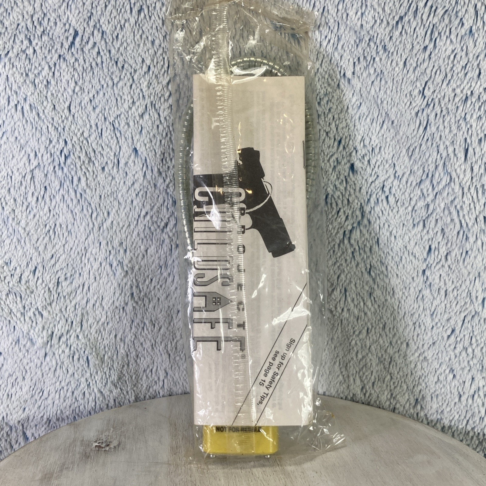 NEW Project ChildSafe Cable Gun Lock - with 2 Keys 15” Metal Cable W50
