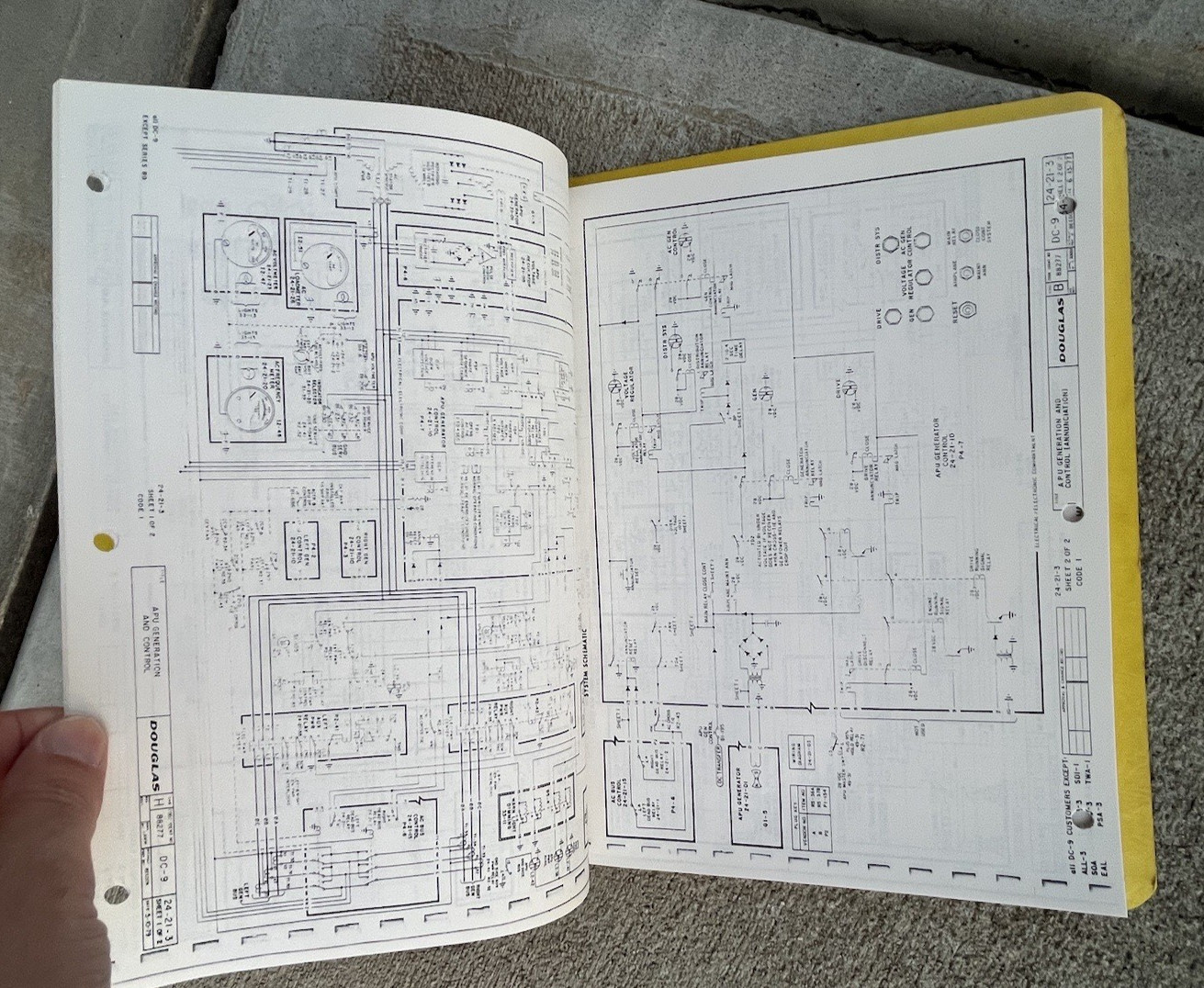 Mcdonell Douglas DC-9 Series 30 System Schematics Manual Older Copy