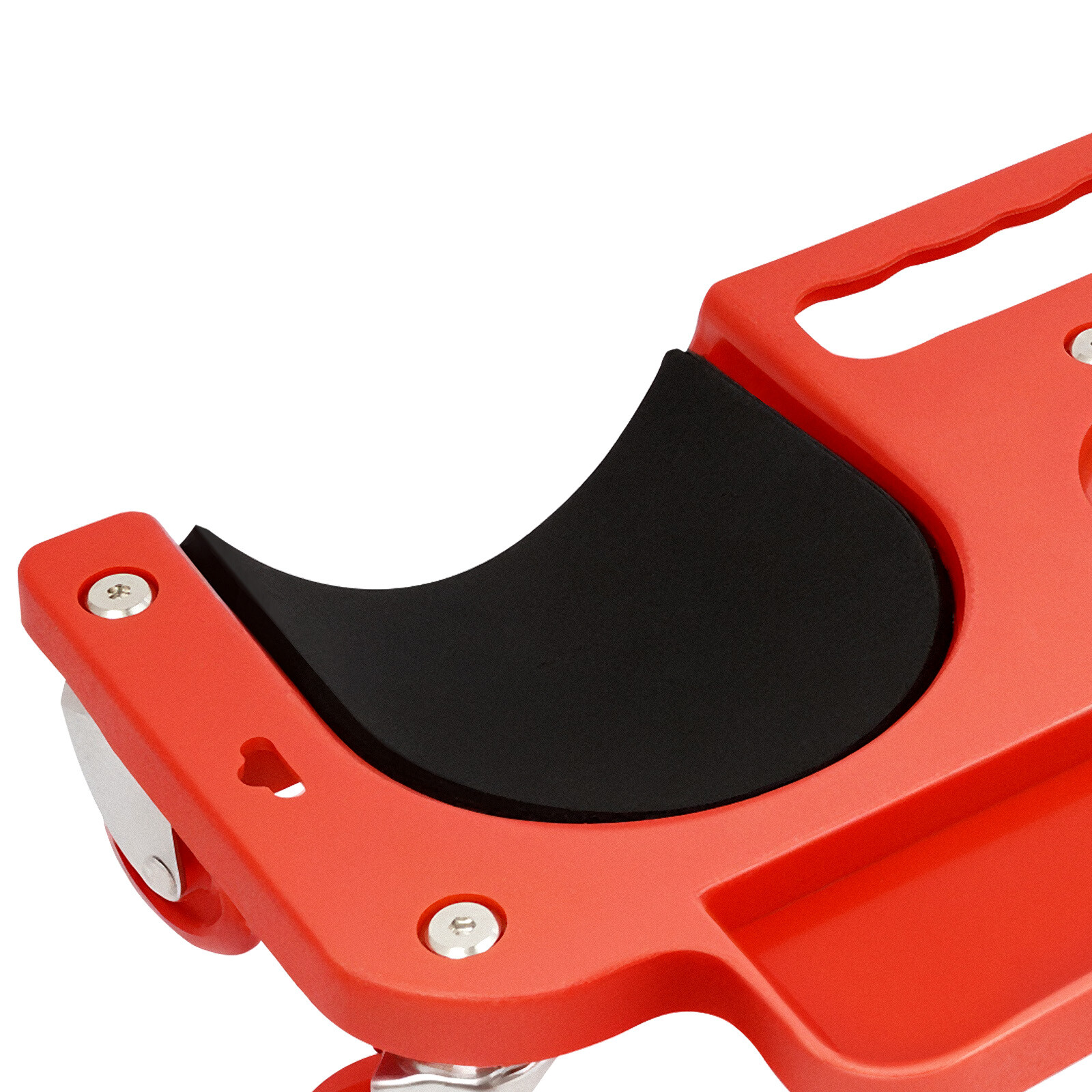 Rolling Knee Pads With Wheels Creeper Used For Tile Work Floor Construction Red