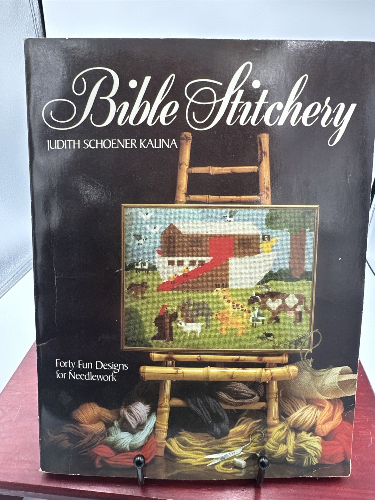 VTG 1980 BIBLE STITCHERY - JUDITH KALINA - PAPERBACK - 40 NEEDLEWORK DESIGNS