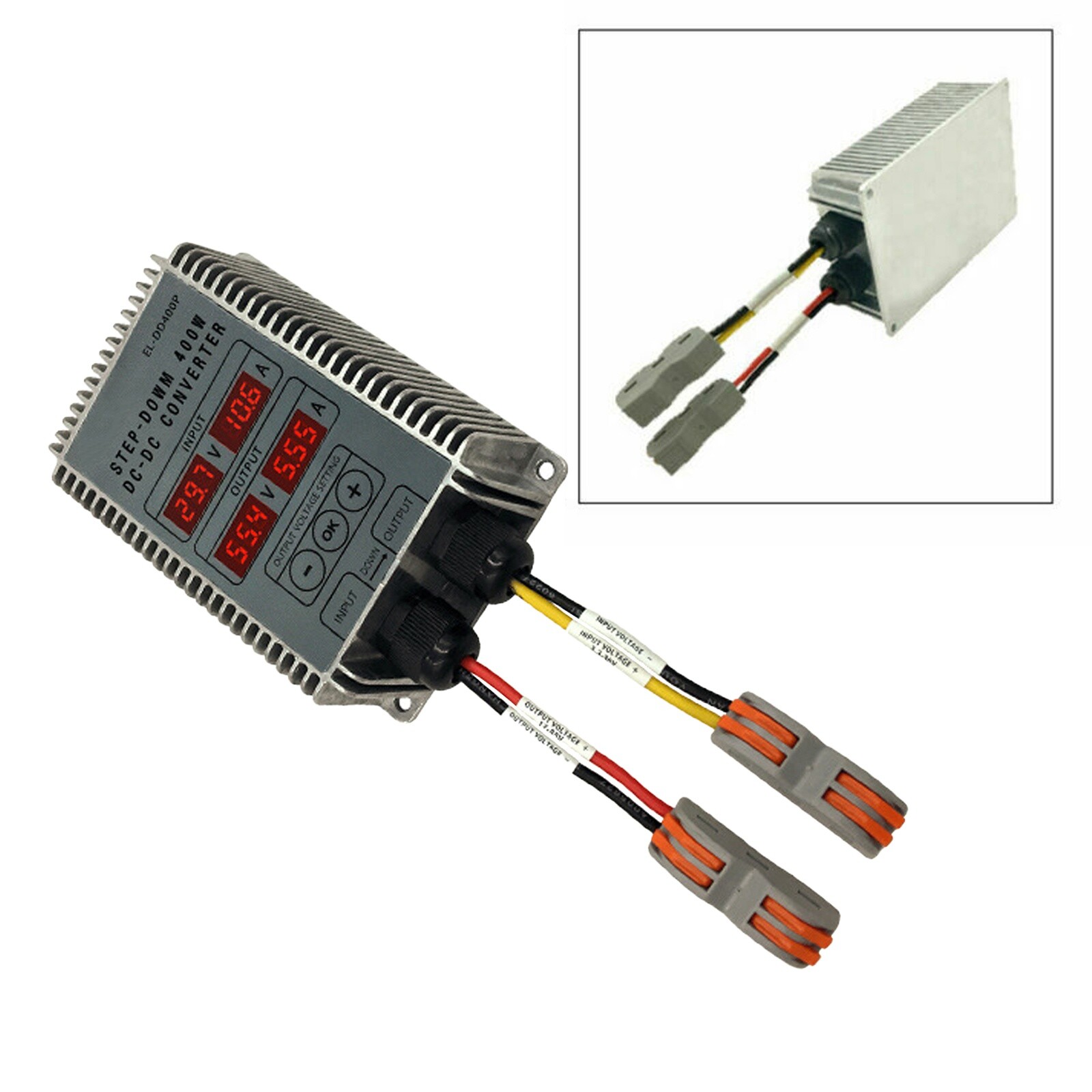 200W-400W Step-up Solar Charge Controller Waterproof MPPT Boost Solar Charge DC