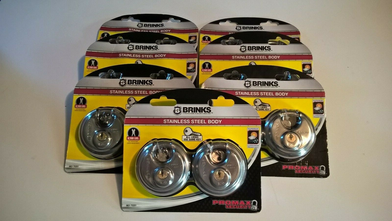 BRINKS BRAND DISC LOCK BUNDLE