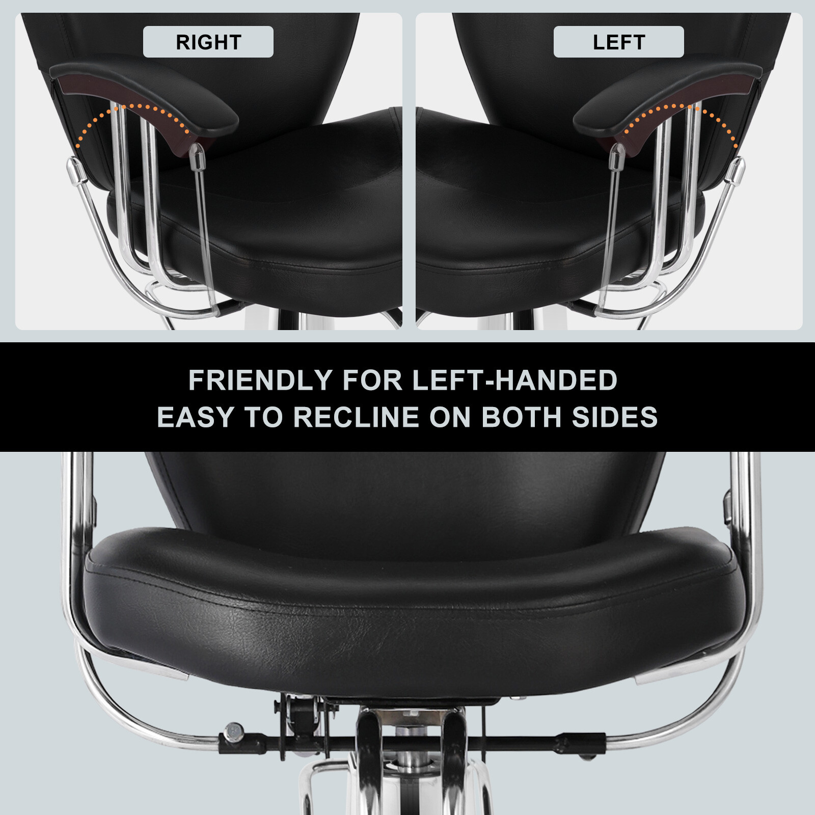Artist hand Barber Chairs All Purpose Recline Hydraulic Beauty Salon Spa Styling